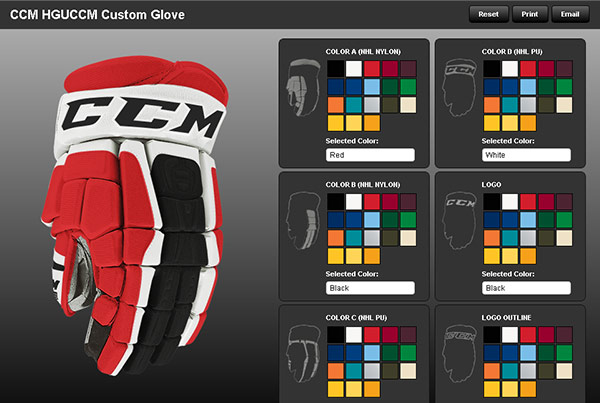 Hockey Glove Customizer